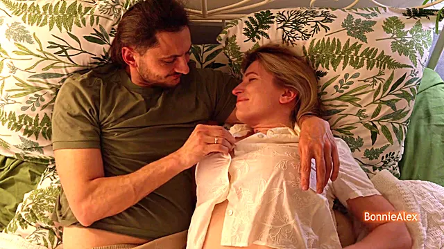 Quiet evening sex with kisses, cuddles, and real passionate orgasms