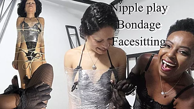 Lesbian Di Ikat, Ikat, Perhambaan Vibrator, Dominasi Lesbian, Duduk Muka, Perbudakan Wanita Diikat