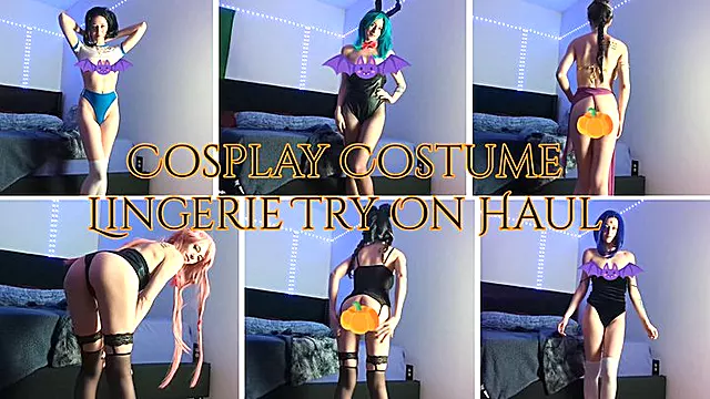 Cosplay Costume Lingerie Try On Haul with Sage Eldritch [SD]