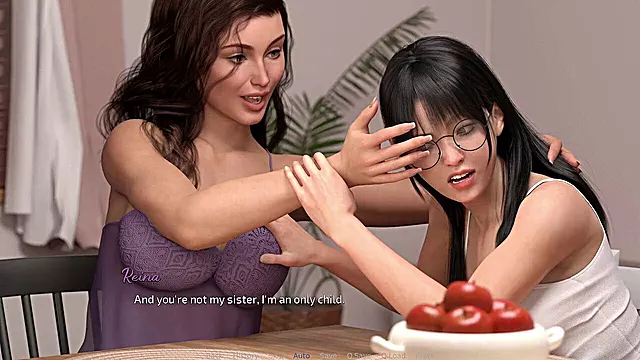 Stunning 3D girls in a visual novel experience