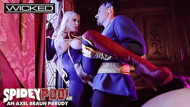 Spideypool - Ms Marvels Pussy Has A Marvelous Encounter With Dr. Stranges Cock - Kenzie Taylor