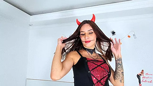 Foot gagging hangover halloween, by Jeniffer Carter and Slave, FULL HD
