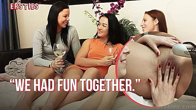 3 Hot Brunettes Use Sex Toys in Wild Lesbian Threesome - Julia Parker, Antonia Sainz, Sofia The Bum
