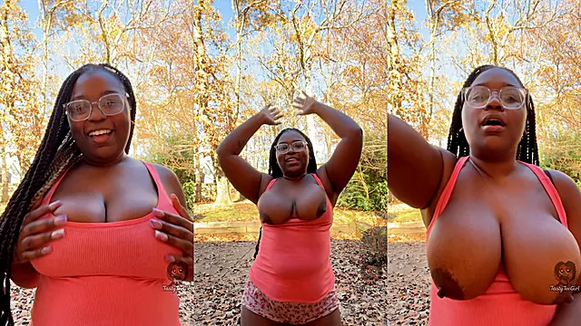 Outdoor Tit Drop JOI Fast, Bouncy & I Tell You to Cum On My Tits