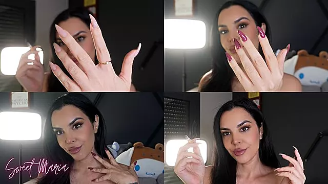 Long nails and lots of smoke | Sweet Maria