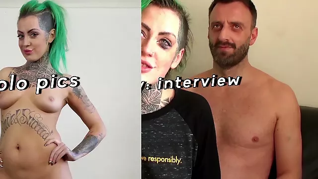 Inked subslut destroyed by maledom before tasting his cum