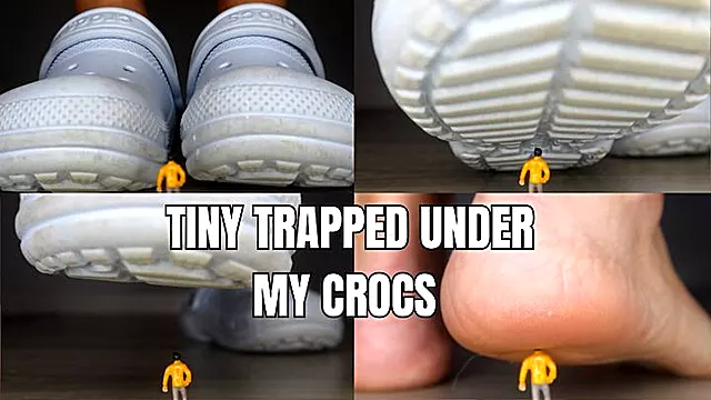 Tiny trapped under my crocs - OnlyVanessa