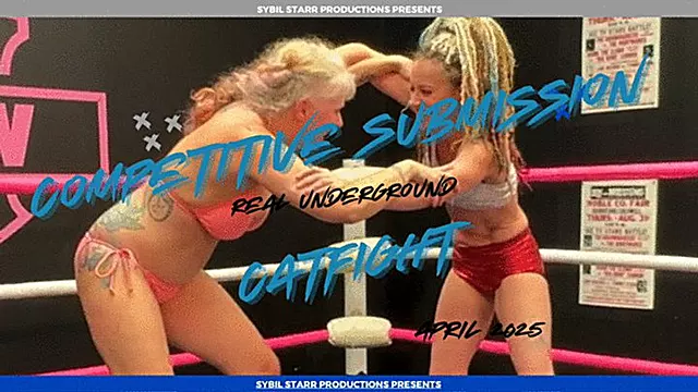 RUFF Sybil vs Betty Submission Cafight in bikinis mp4