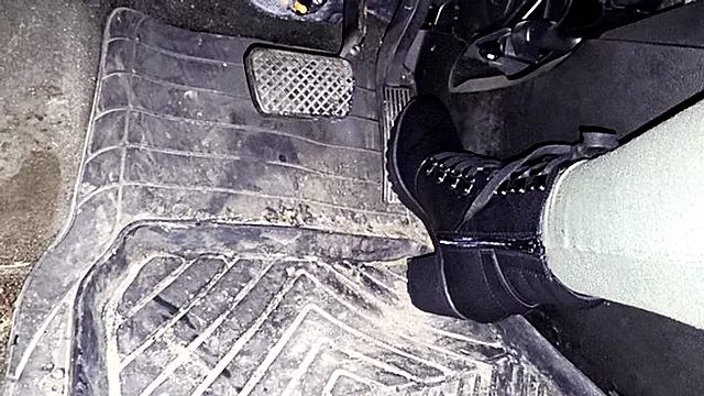Night commute in boots