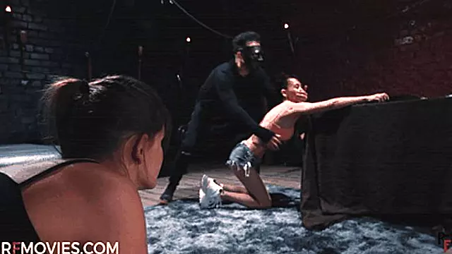 Double Belly Sucking Challenge in Collector s Dungeon - Tickling Upper Body of Ashly and Rebecca (UHD 4K MP4)
