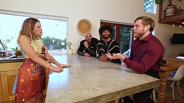 Taboo Thanksgiving Breeding Ceremony - Bi MMMFF ORGY - Steve Rickz, Tony Genius, Chloe Kreams, Aderes Quin, Cliff Jensen