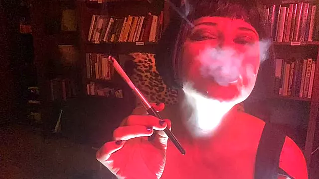 Smoking in Red Light JOI
