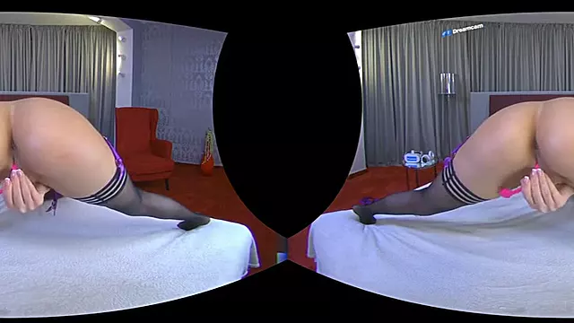 Practice the Mesmerizing Solo Spectacle of Sybil as She Uses a Phat Fake penis.