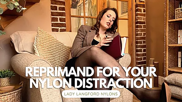Reprimanded by The Boss - Caught Looking at Nylon Clad Legs in the Office & Told Off
