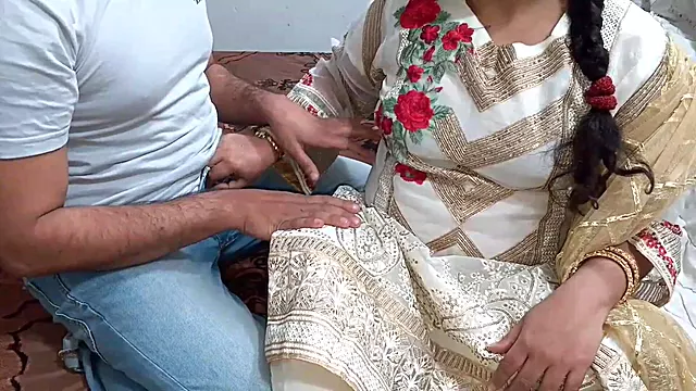 Stepson Gifts Stepmother New Clothes - Desi Indian Fucking