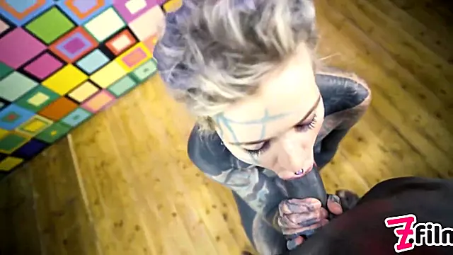Tattoo Couple Pov Virtual Sex - Anal Creampie, Female Orgasm, Goth, Punk, Anal Fuck, Gapes, Sloppy Bj With Lily Lu