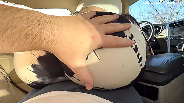 I let Stepbrother Touch My Big Tits and after Grinding on His Cock