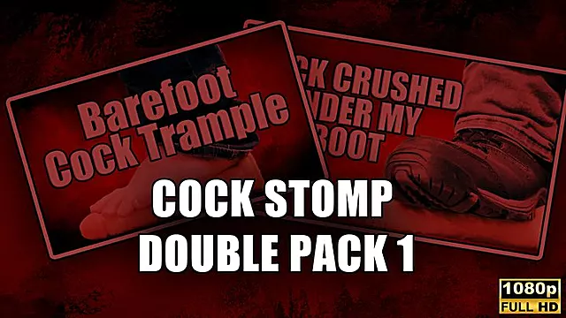 KingMarti: Cock Stomp Double Pack 1 - Full HD 1080p