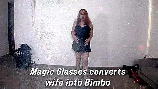 Magic glasses convert housewife into bimbo 3