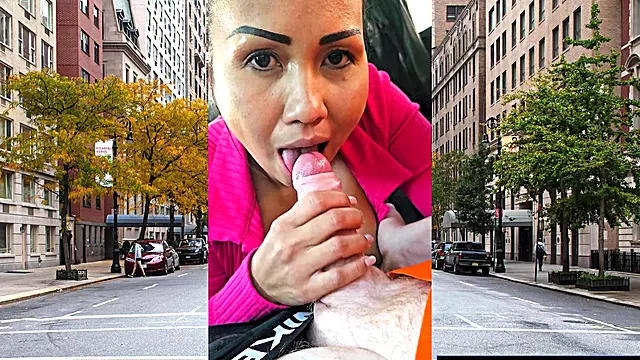 Grote Borsten Aziatisch, Aziatisch Mooi, Grote Tieten Pijpbeurt, Milf Pijpt, Openbare Blowjob