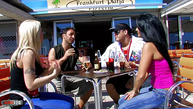 Strand Gruppensex, Blond Großer Schwanz, Großer Schwanz Öffentlichkeit, Big Cock Schönheit