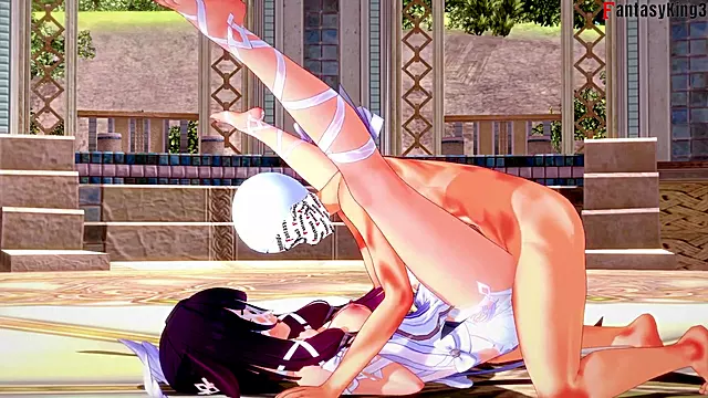 Columbina having sex | Genshin Impact | Full & POV on patreon: Fantasyking3