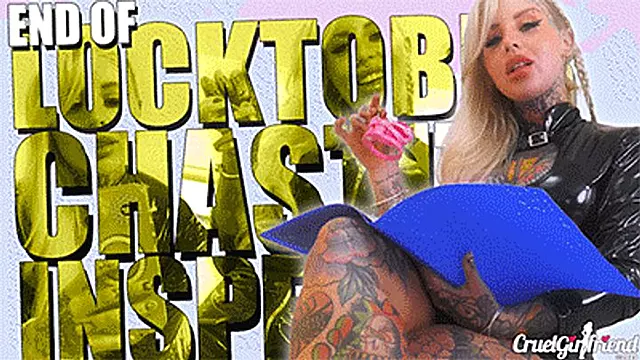 End Of Locktober Chastity Inspector - Peaches Sets Your Release Day Final Exam (4KUHD MP4)