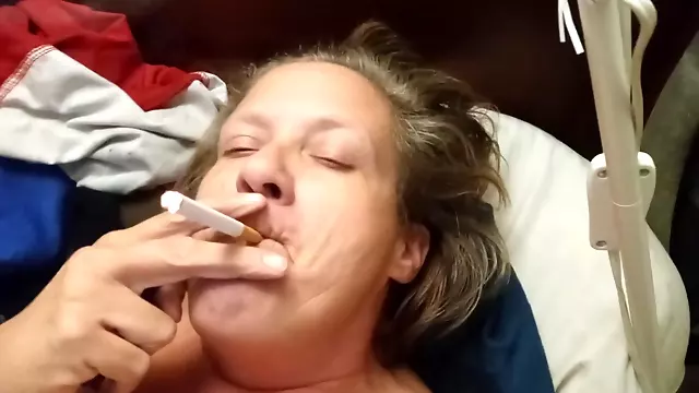 Smoking A Cig.while Getting Head Ever