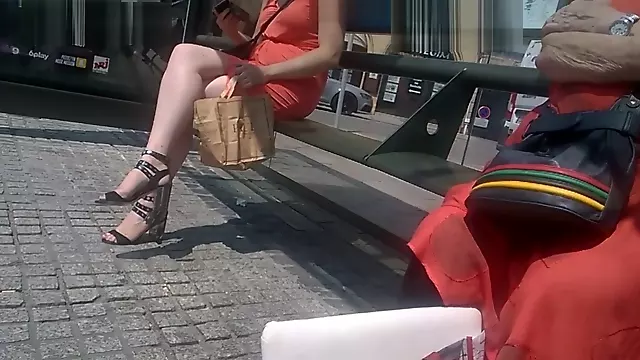 Foto Stupende Milf Siti Amatoriali, Milf Tacchi, Leggins, Tacchi, Belle Cosce, Guardone Amatoriale