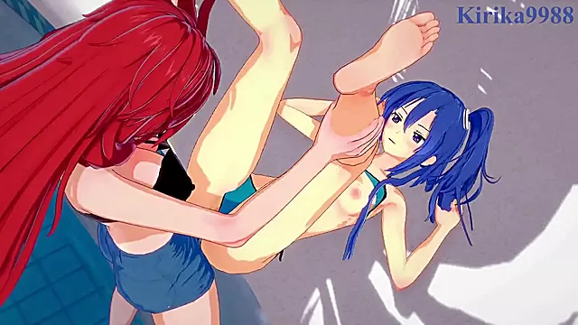 3D Porno Anime, Animatore, Hentai Tettone, Hentai Lesbiche, Tettona Crempie, Tette Lesbiche