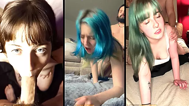 Icygic THREESOME LESBIAN Compilation!!!