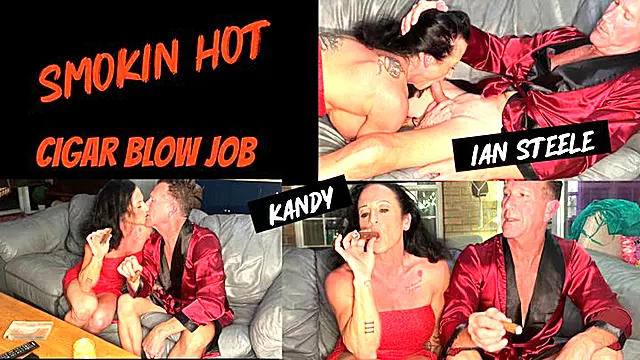 Smokin Hot: Cigar Lesson Turns Hot Blow job
