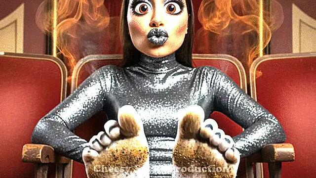 STINKY SILVER LADY TOESOCKS MESMERIZE