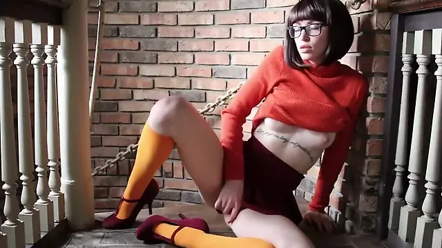 Horny Velma gets alone time