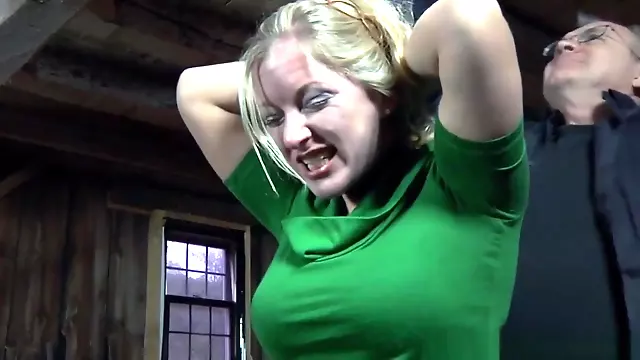 Restrained Subs Dicksucking While Mouth Gaped