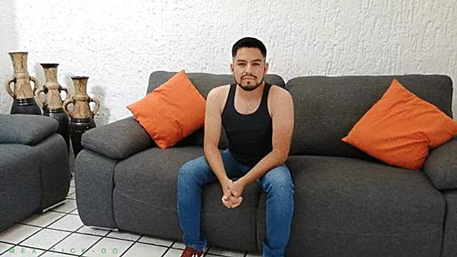 Attractive Latino Ricky Gets His Soft & Gorgeous Feet Tickled By Master Jose. Ricky Shows Very Ticklish Reactions. But Deep Inside We Know He Loves Being Tickled!
