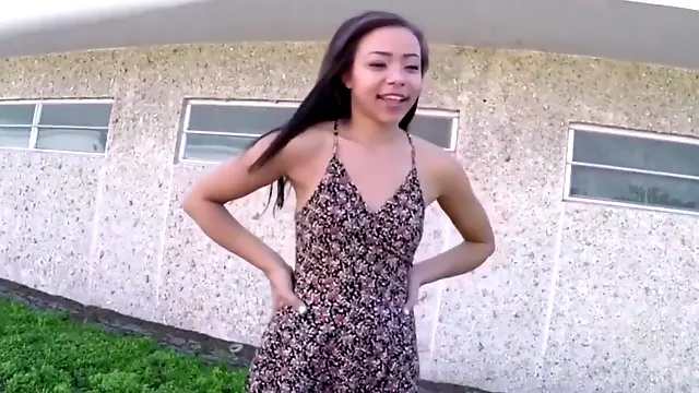 Black Teen Paid Cash To Fuck Stranger On Motorcycle Pov