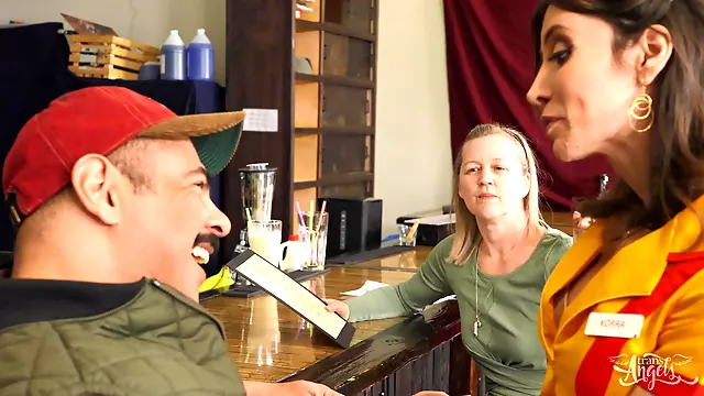 Her Ass On A Silver Platter - reality sex with shemale Korra Del Rio