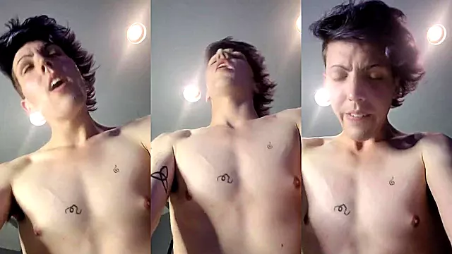Fucked while roommates are home ride POV transgender quiet moaning small tits tattoo