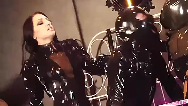 Two Mistresses Developed A Slaves Ass