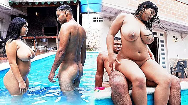 Step-daddy Teaches Me To Swim Naked - I Drain His Huge Cock As A Thank-you
