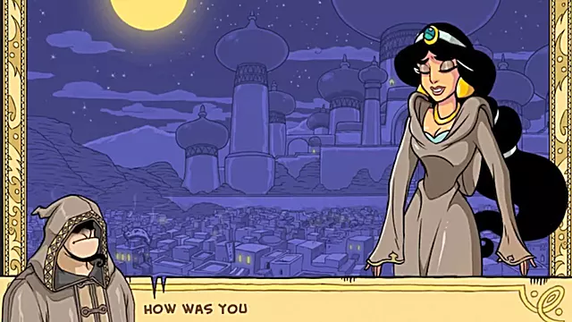 Cartoon princesses get it on in this Disney-themed adult animation