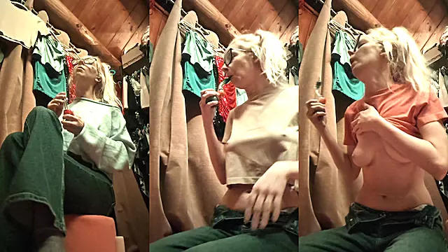 Amateur Blond, Amateure, Rauchen Amateur, Französisch Fetisch, Kleid, Schminken, Blond, Neben, Frau Macht Mit