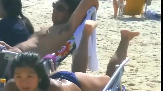Candid Feet at Beach