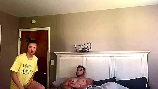 Neighbor pounding while wife is absent