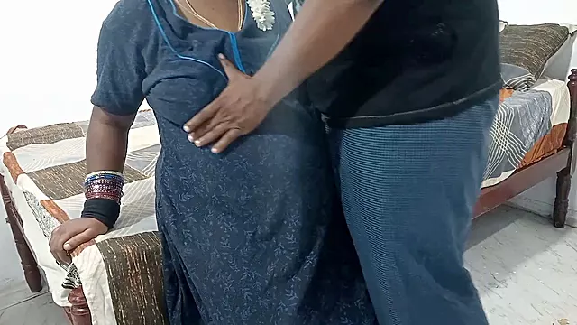 Tamil wife mastering the art of deep throating