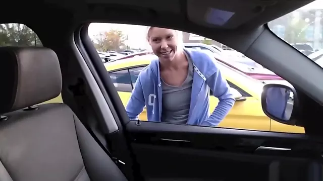 Blonde Babe Gets Picked Up And Gets Slammed In Her House