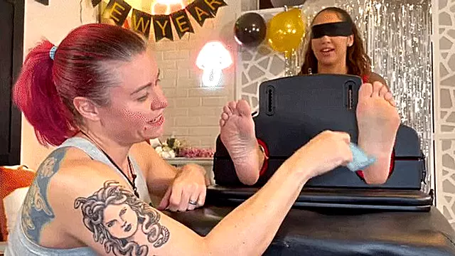 Quick Foot Tickle with Stefania Mafra HIDEF MOV