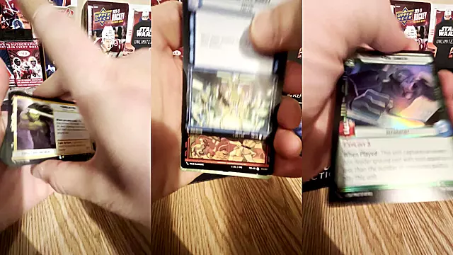 Nerd Opening Some Packs of Star Wars Unlimited Trading Cards