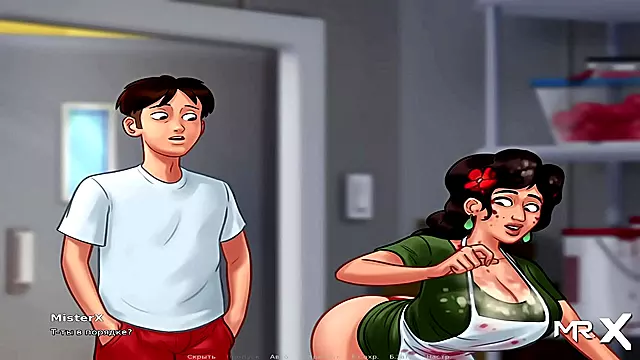 Mexican Babe With Big-Ass Gets Fucked In Summertime Saga Backroom Scene